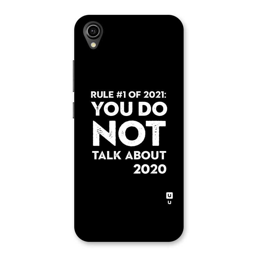 First Rule of 2021 Back Case for Vivo Y90