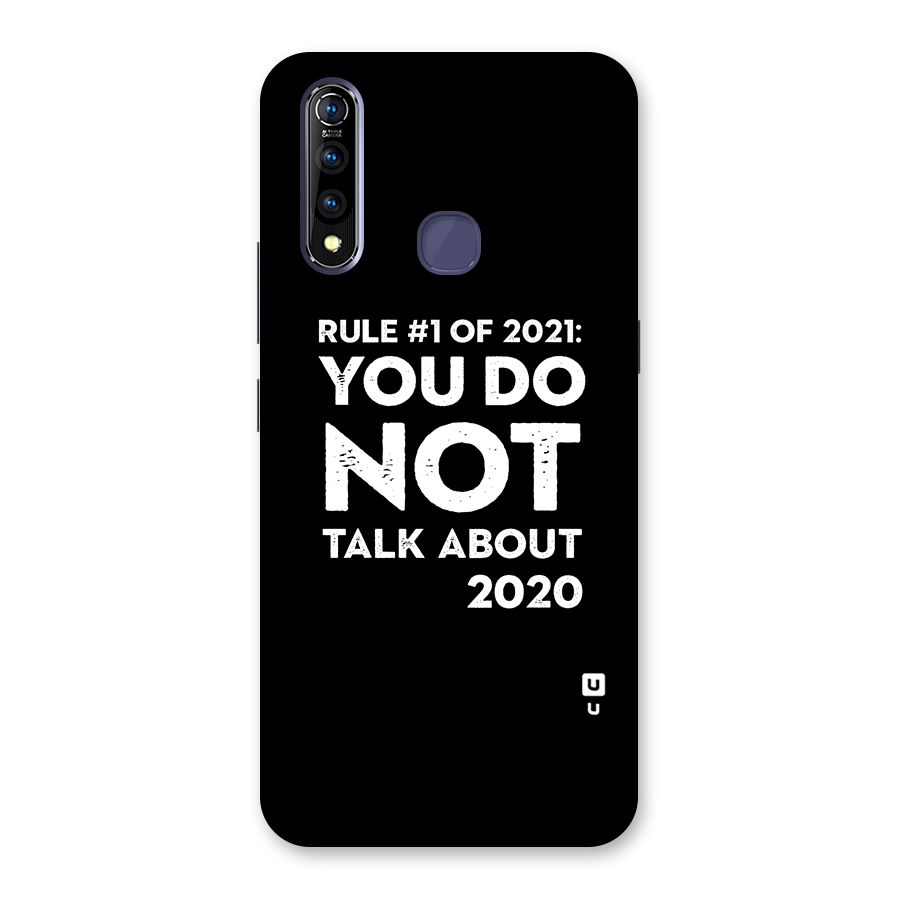 First Rule of 2021 Back Case for Vivo Z1 Pro