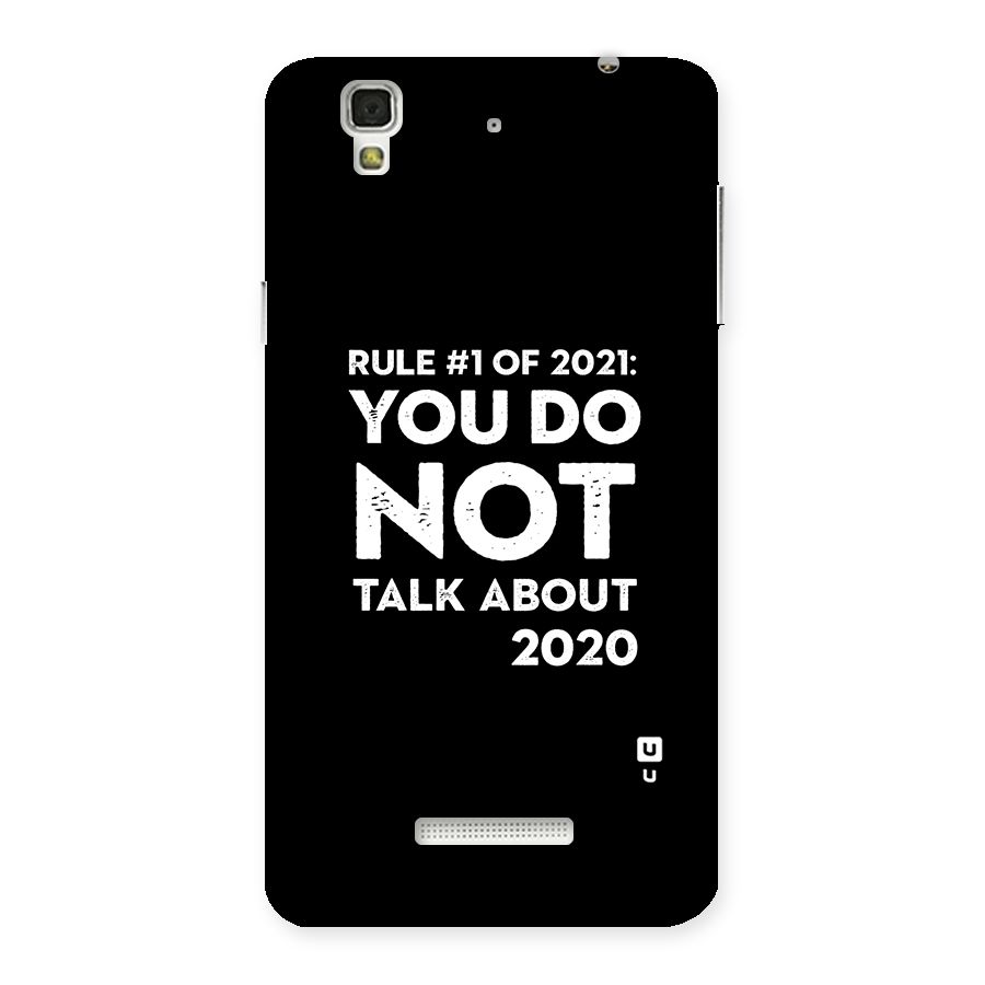 First Rule of 2021 Back Case for YU Yureka Plus