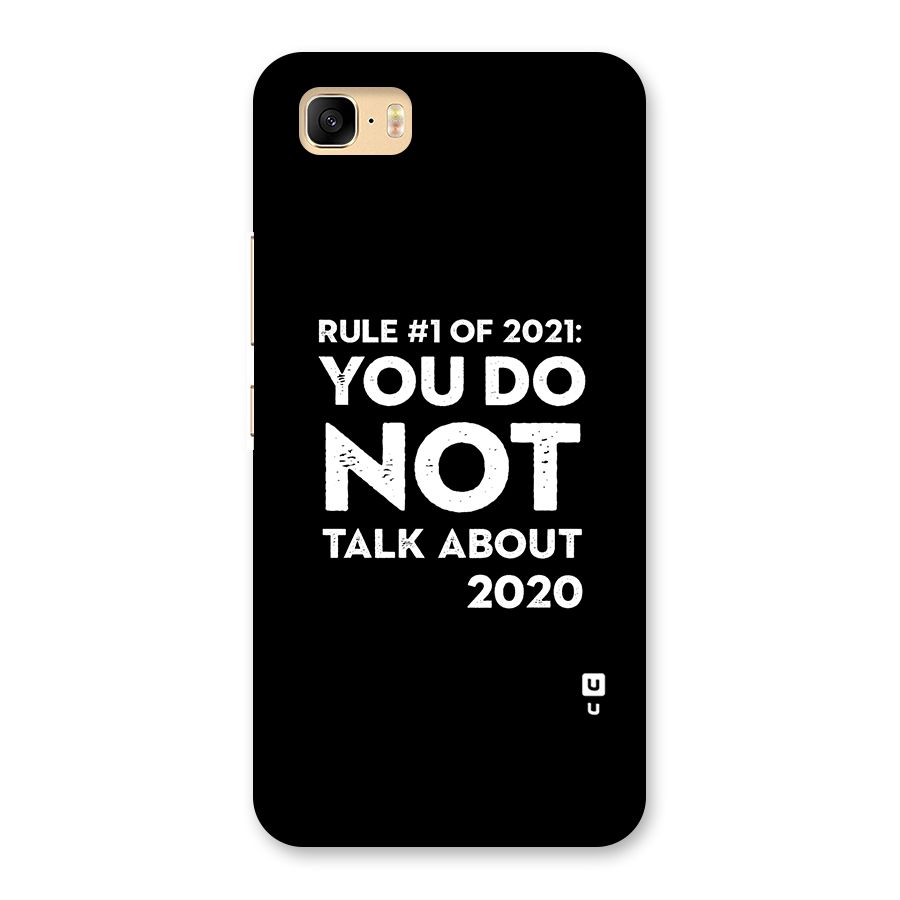 First Rule of 2021 Back Case for Zenfone 3s Max