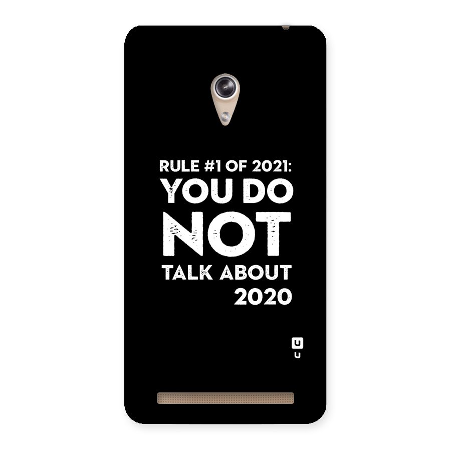 First Rule of 2021 Back Case for Zenfone 6