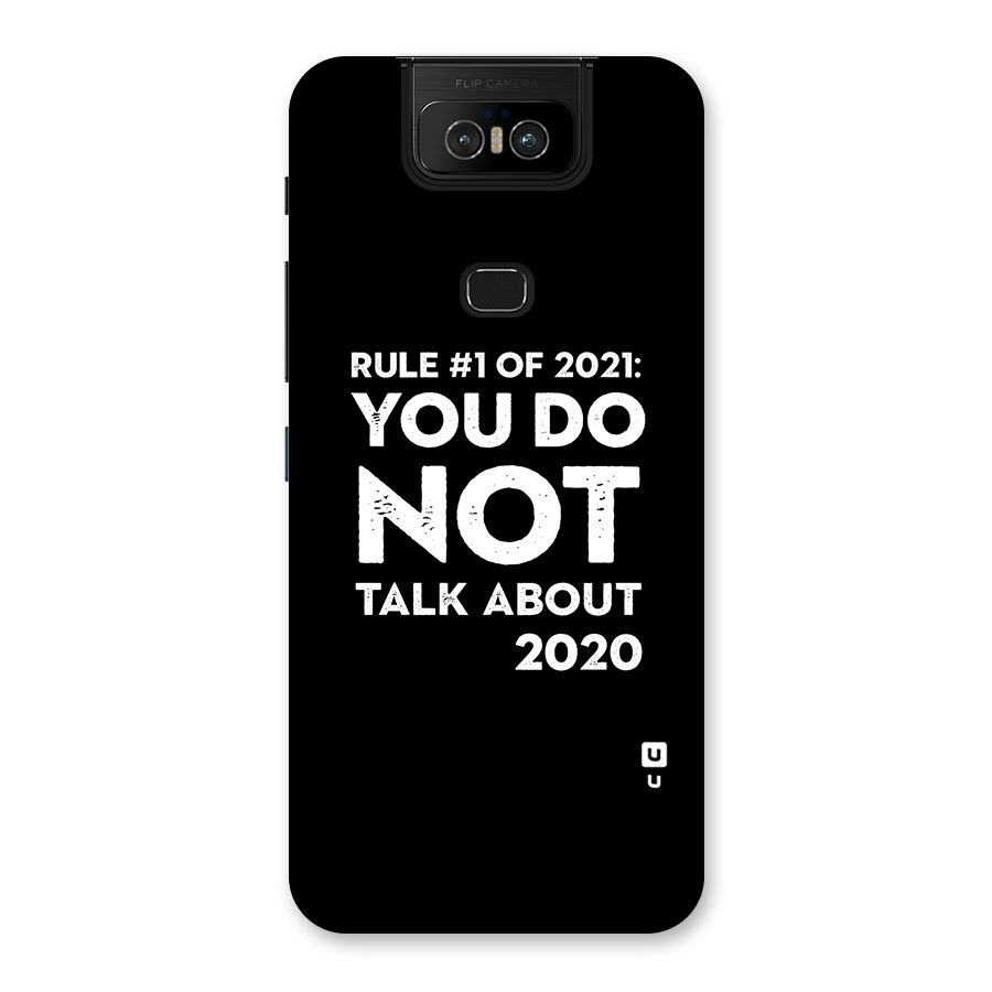 First Rule of 2021 Back Case for Zenfone 6z