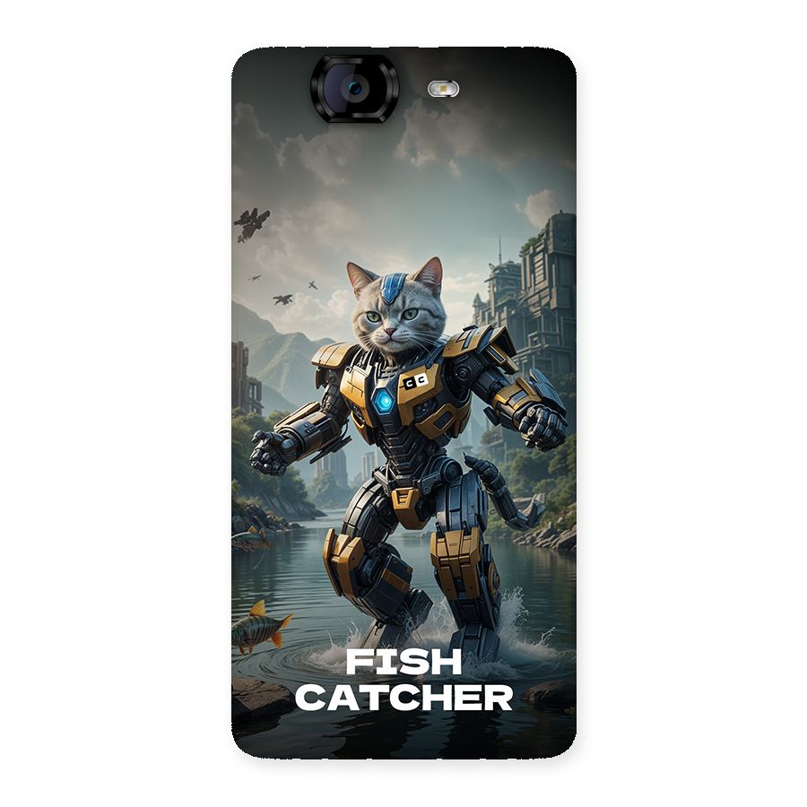 Fish Catcher Back Case for Canvas Knight A350