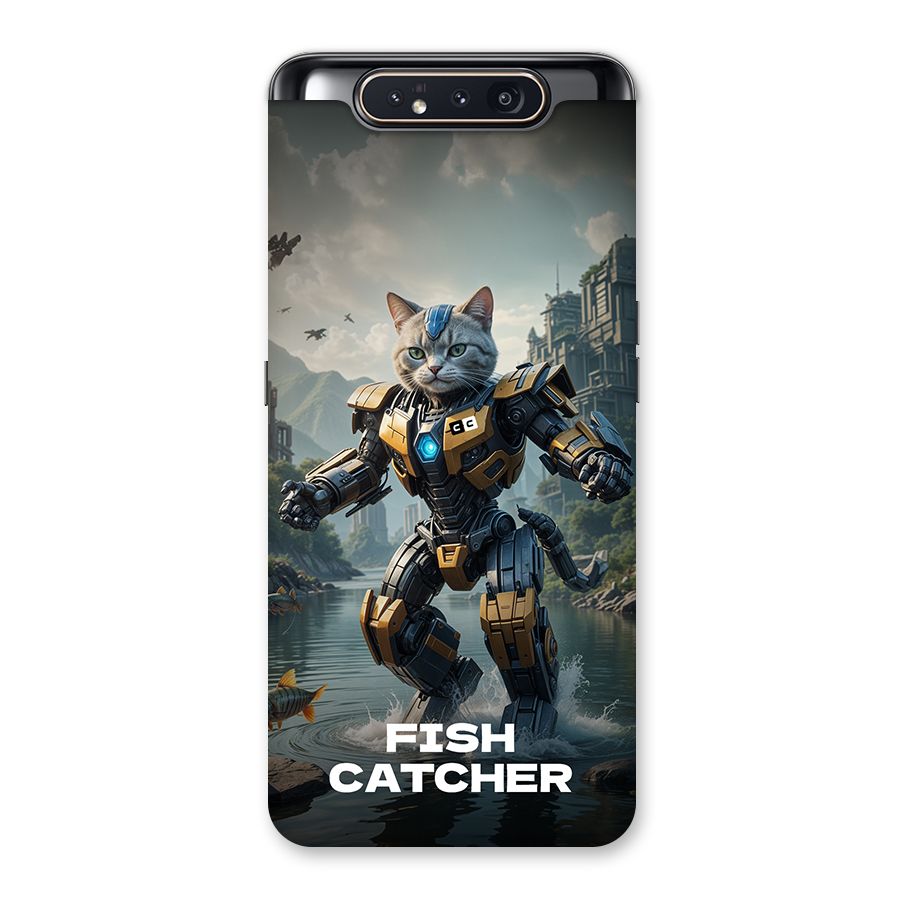 Fish Catcher Back Case for Galaxy A80