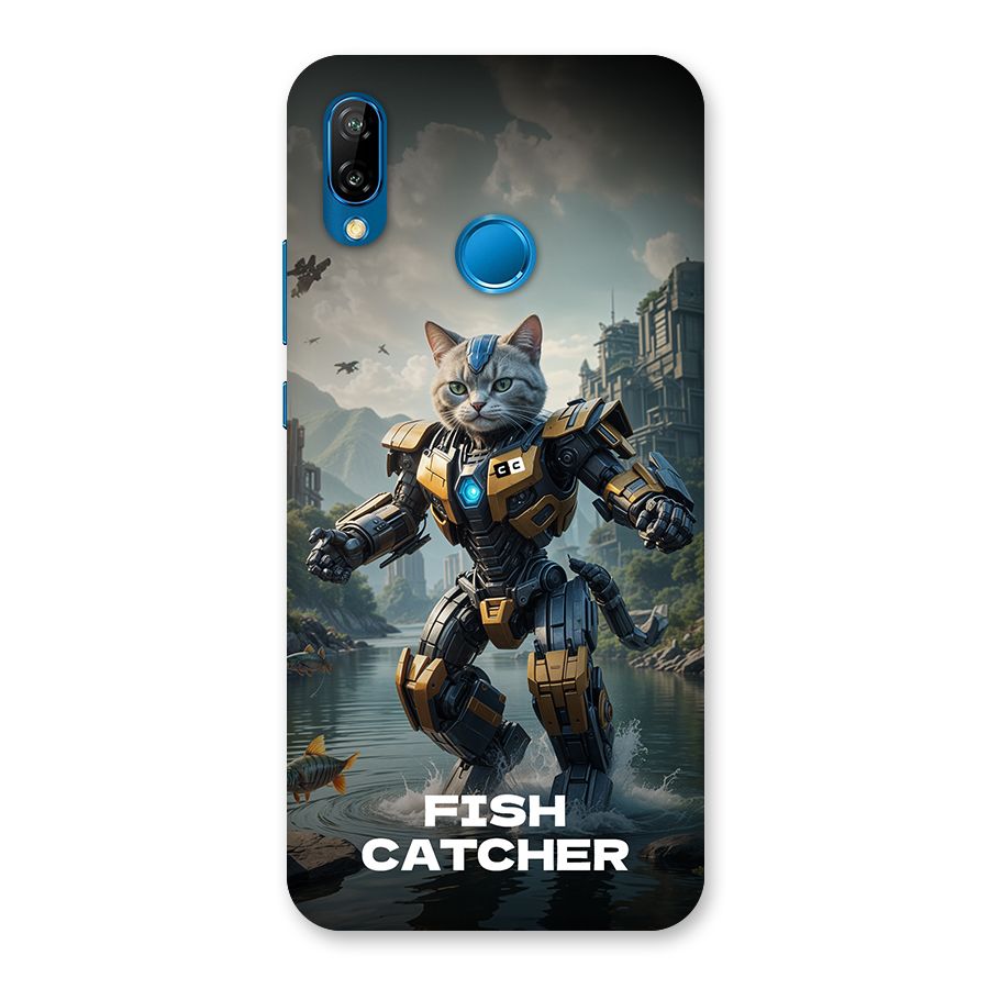 Fish Catcher Back Case for Huawei P20 Lite