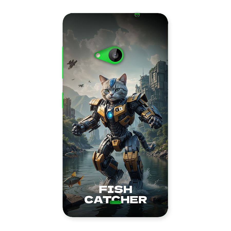 Fish Catcher Back Case for Lumia 535
