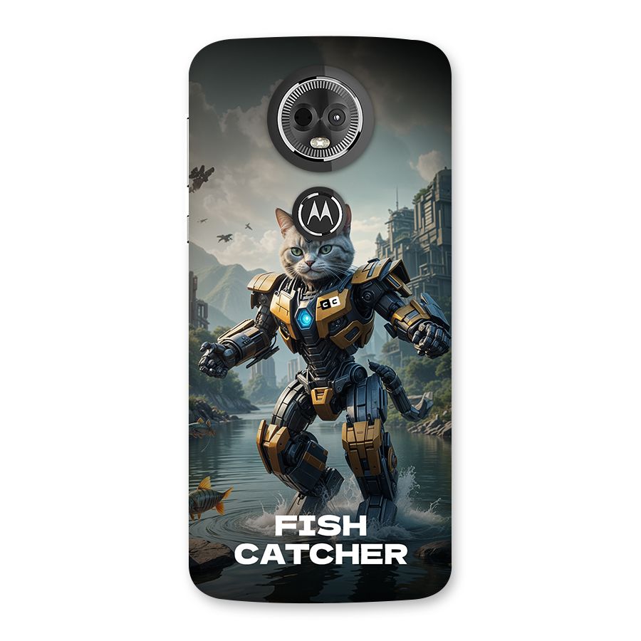 Fish Catcher Back Case for Moto E5 Plus