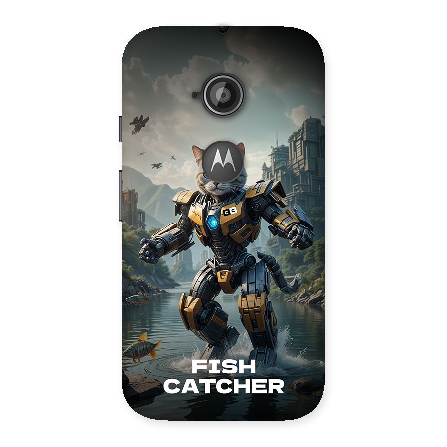 Fish Catcher Back Case for Moto E 2nd Gen