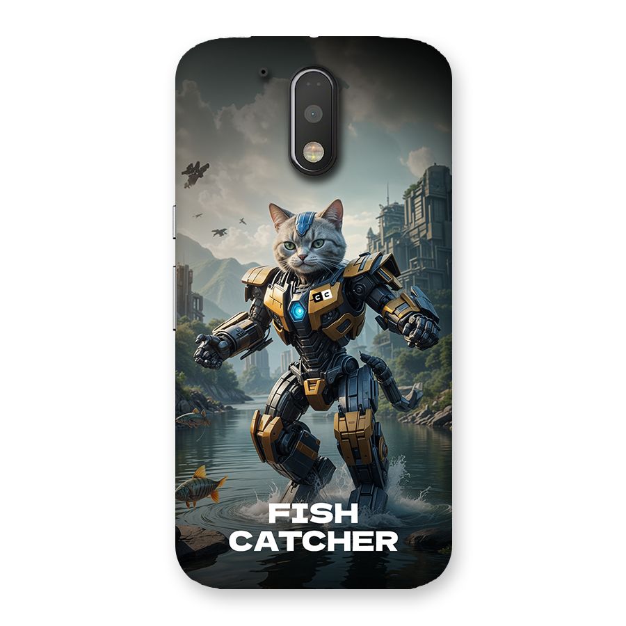 Fish Catcher Back Case for Moto G4 Plus