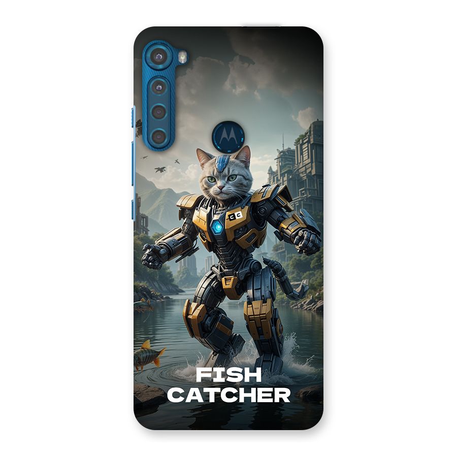 Fish Catcher Back Case for Motorola One Fusion Plus