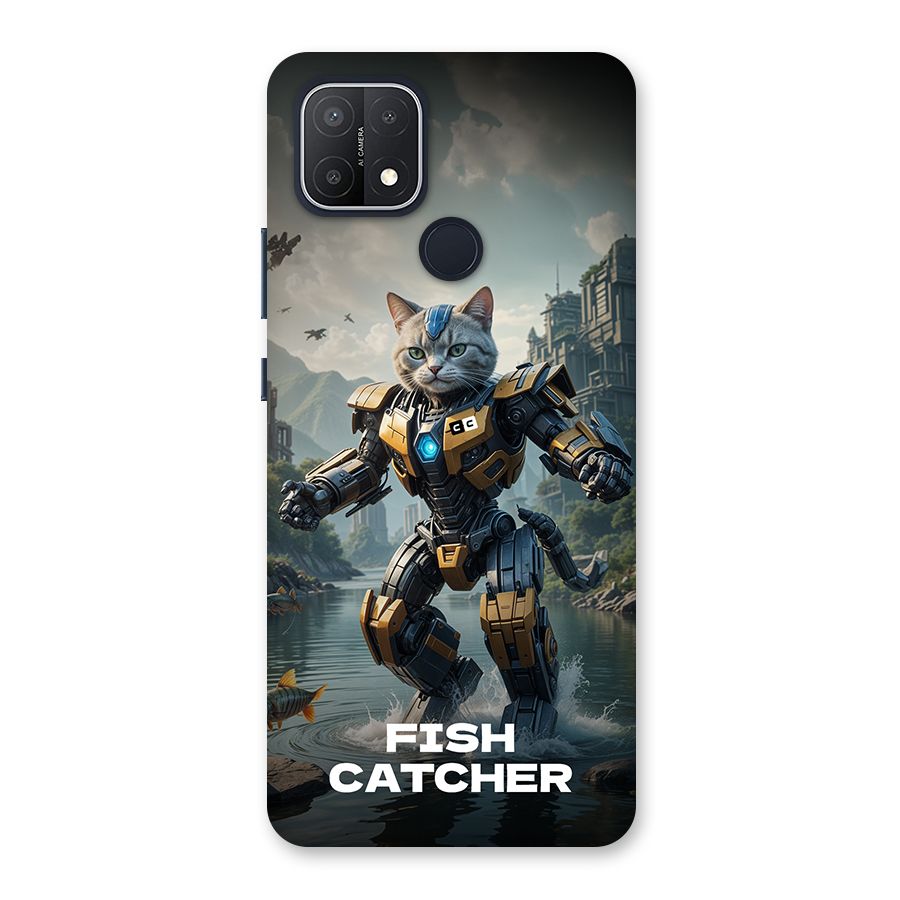 Fish Catcher Back Case for Oppo A15s