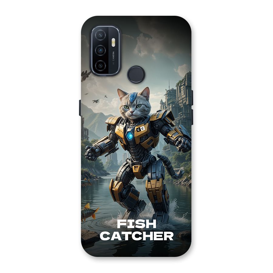 Fish Catcher Back Case for Oppo A53