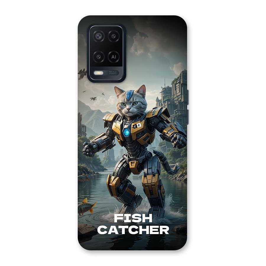 Fish Catcher Back Case for Oppo A54