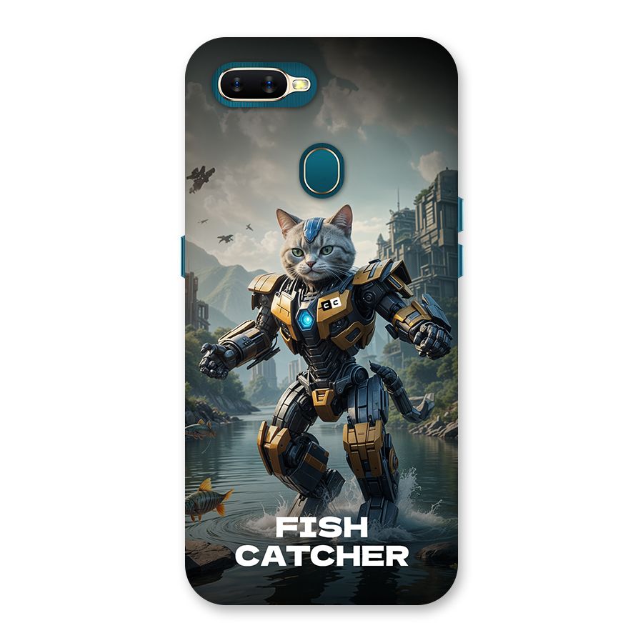 Fish Catcher Back Case for Oppo A7