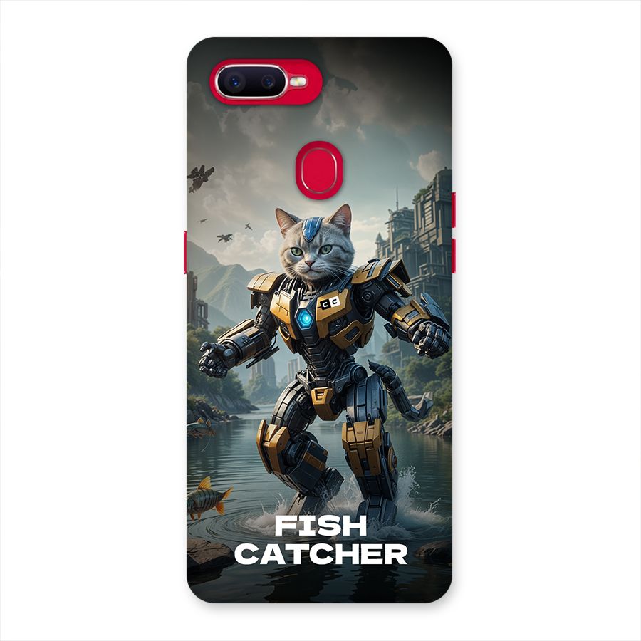 Fish Catcher Back Case for Oppo F9 Pro