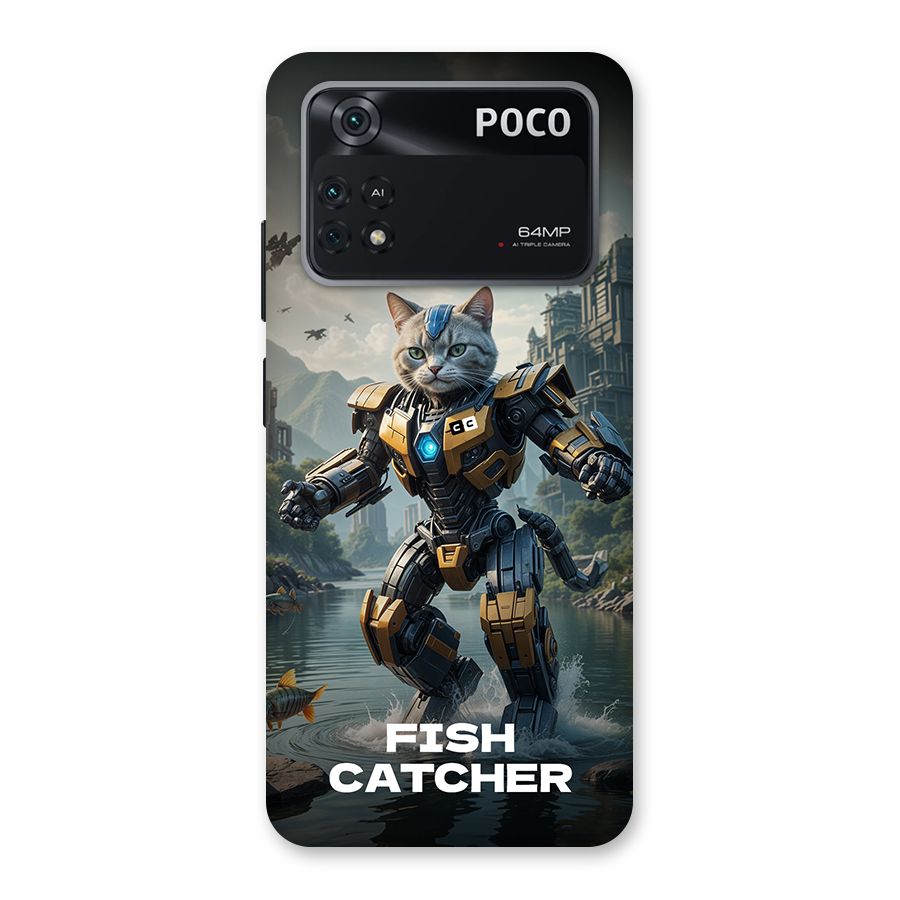 Fish Catcher Back Case for Poco M4 Pro 4G