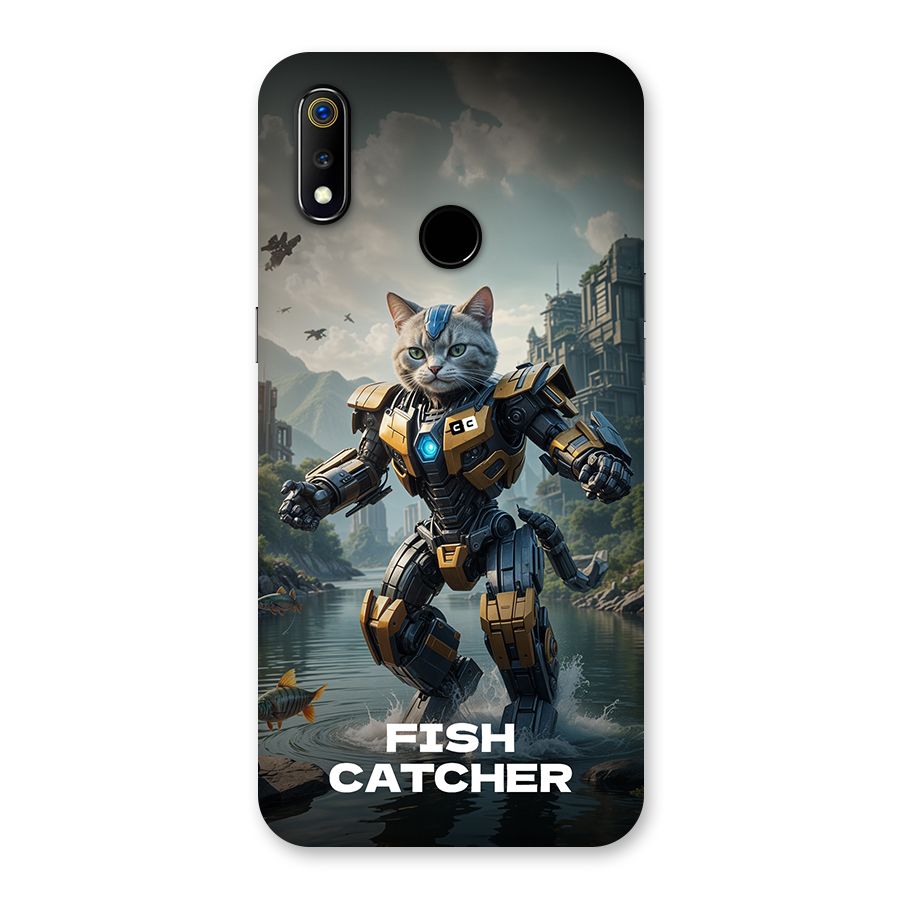 Fish Catcher Back Case for Realme 3