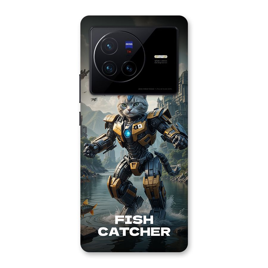 Fish Catcher Back Case for Vivo X80