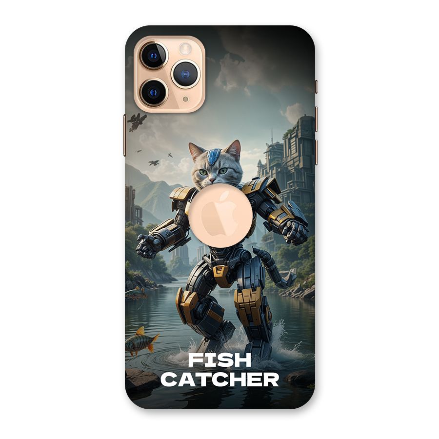 Fish Catcher Back Case for iPhone 11 Pro Max Logo Cut
