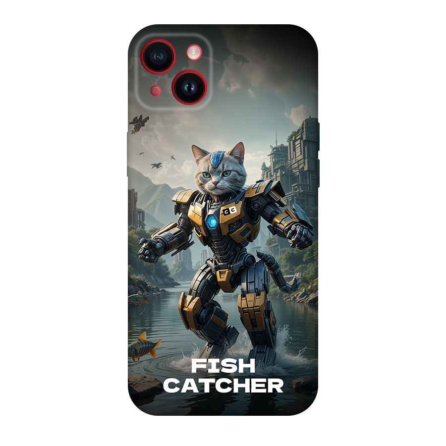 Fish Catcher Back Case for iPhone 14 Plus