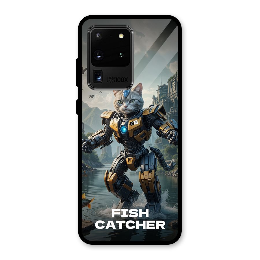 Fish Catcher Glass Back Case for Galaxy S20 Ultra