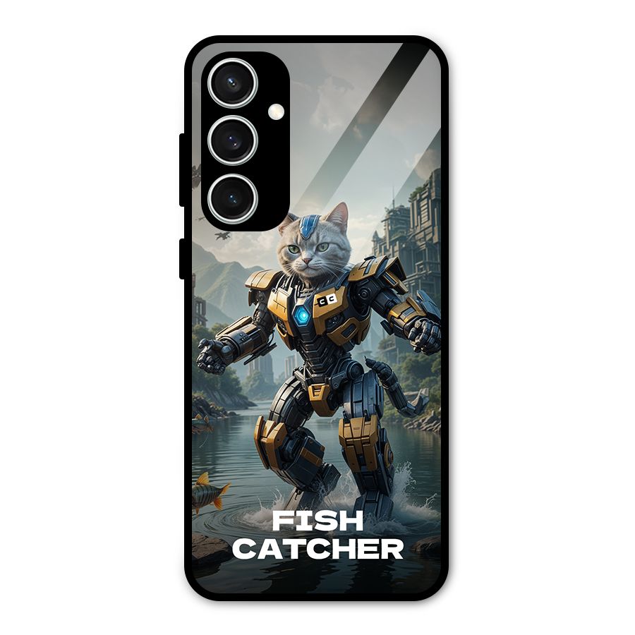 Fish Catcher Glass Back Case for Galaxy S23 FE