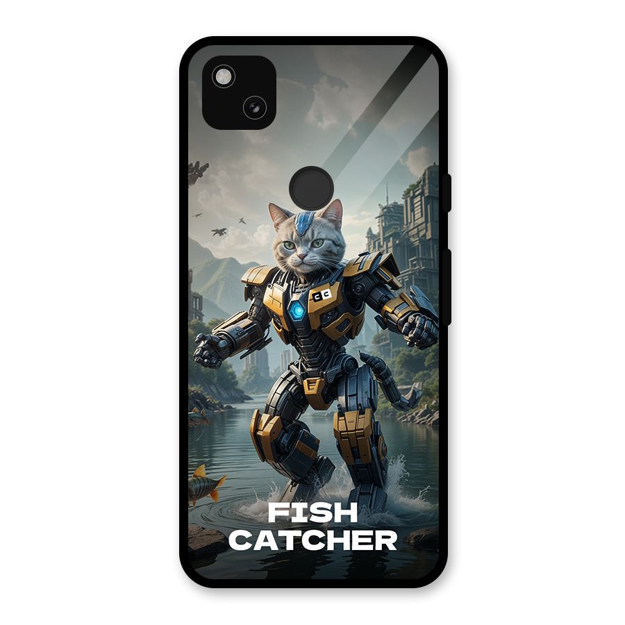 Fish Catcher Glass Back Case for Google Pixel 4a