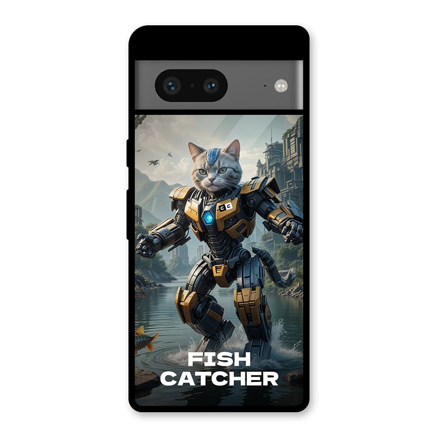 Fish Catcher Glass Back Case for Google Pixel 7