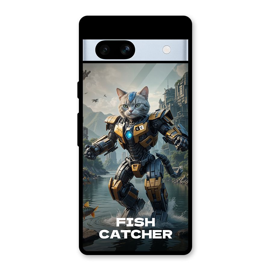 Fish Catcher Glass Back Case for Google Pixel 7a