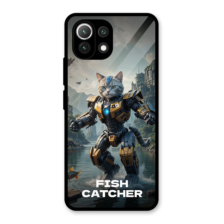 Fish Catcher Glass Back Case for Mi 11 Lite NE 5G