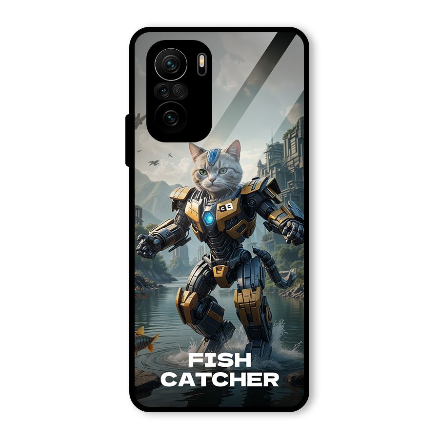 Fish Catcher Glass Back Case for Mi 11x