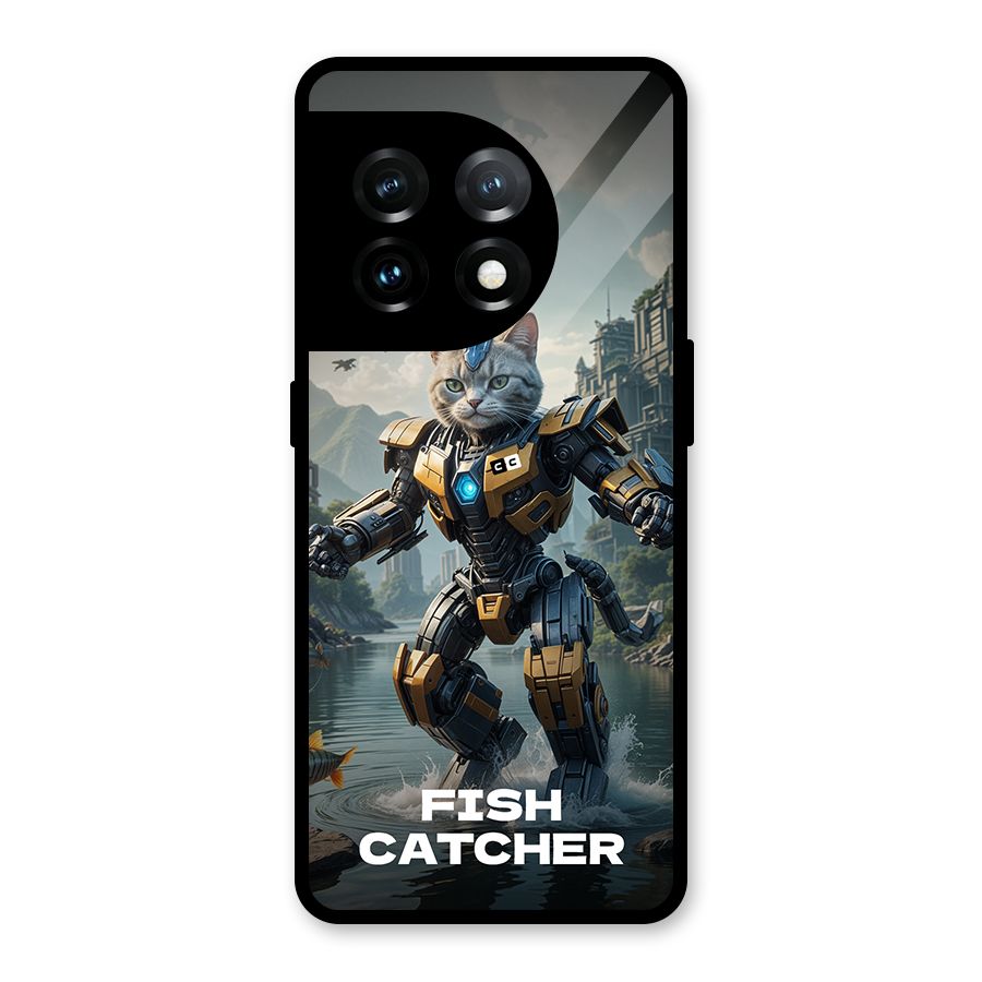 Fish Catcher Glass Back Case for OnePlus 11