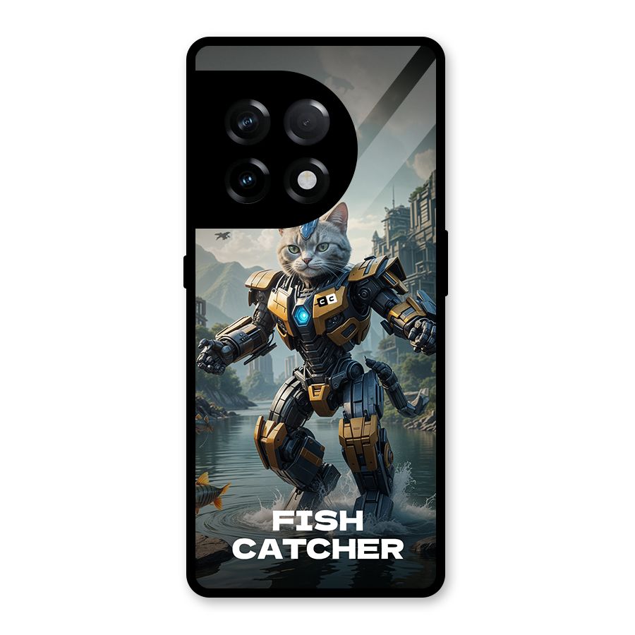 Fish Catcher Glass Back Case for OnePlus 11R