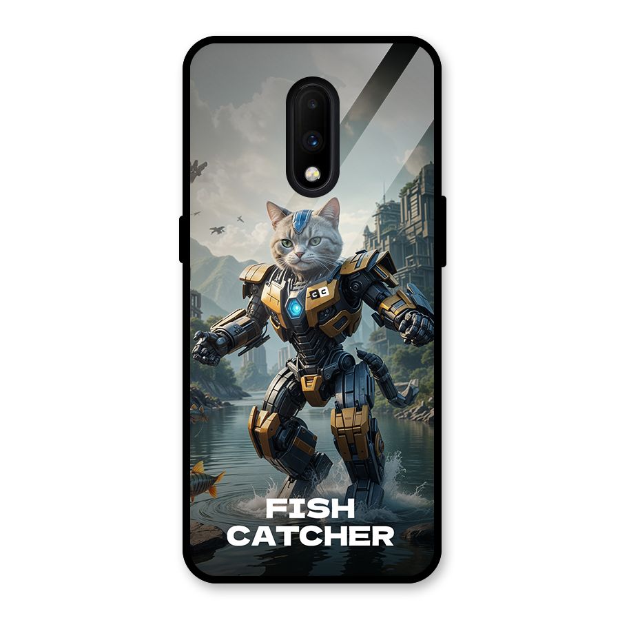 Fish Catcher Glass Back Case for OnePlus 7
