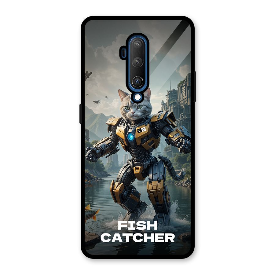 Fish Catcher Glass Back Case for OnePlus 7T Pro