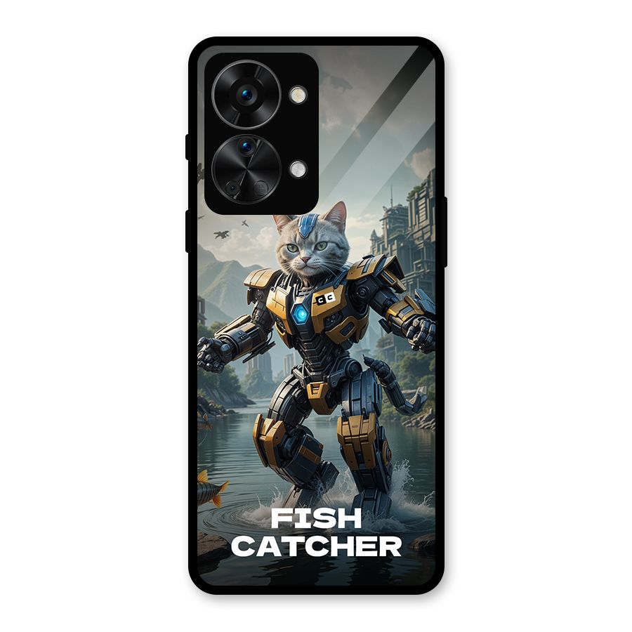 Fish Catcher Glass Back Case for OnePlus Nord 2T