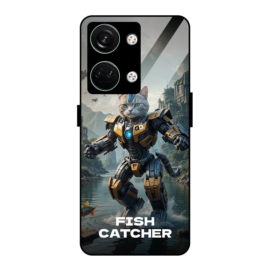 Fish Catcher Glass Back Case for Oneplus Nord 3