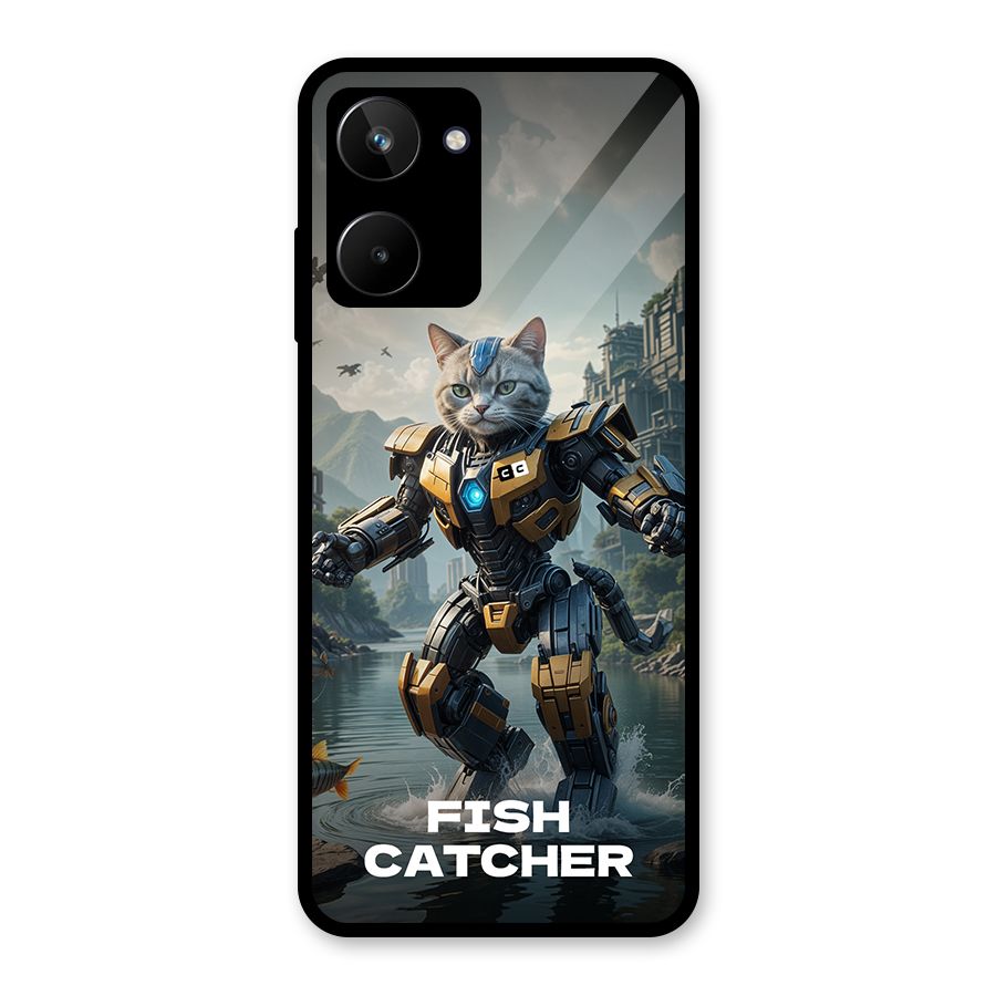 Fish Catcher Glass Back Case for Realme 10