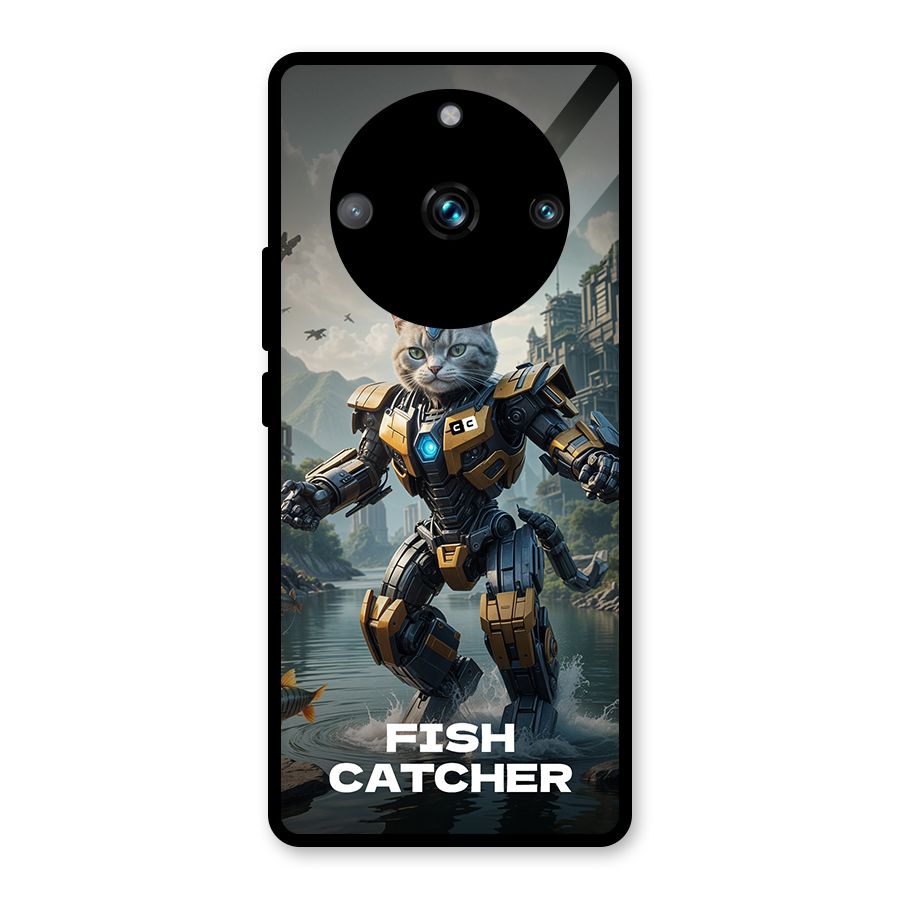 Fish Catcher Glass Back Case for Realme 11 Pro