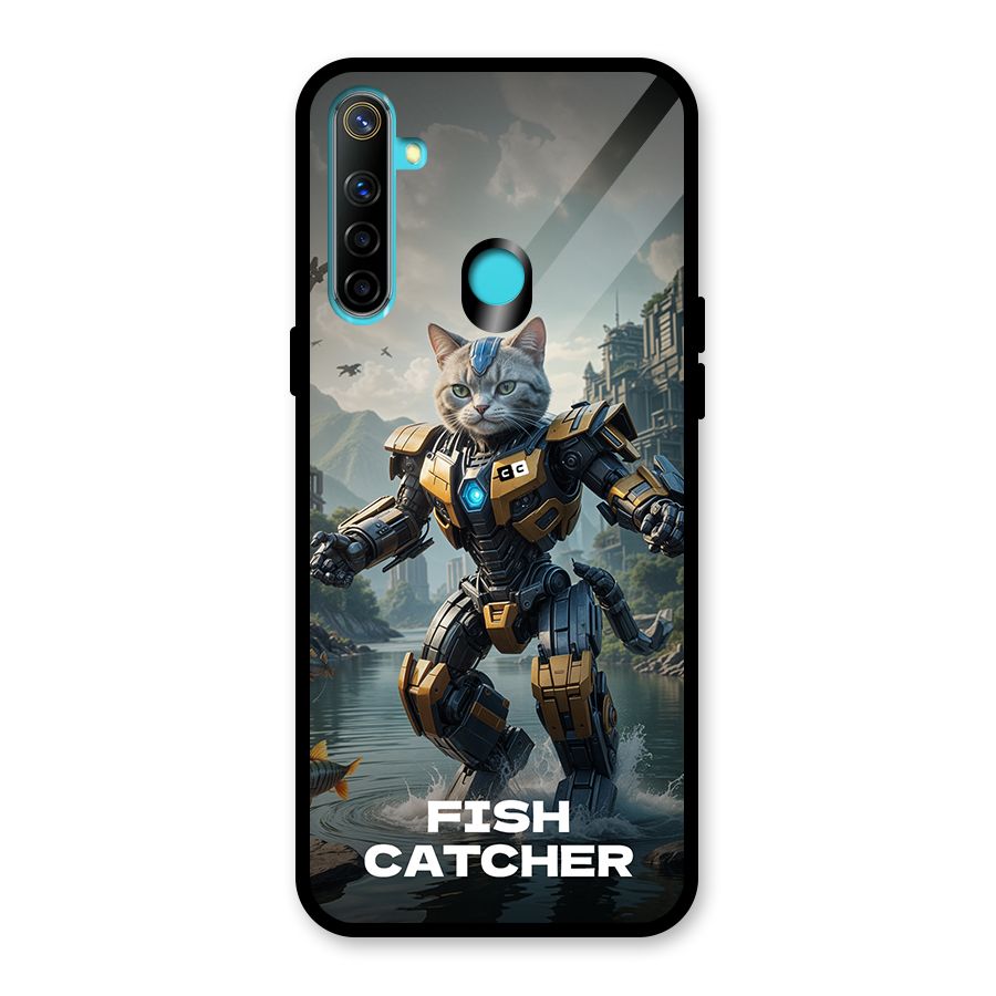 Fish Catcher Glass Back Case for Realme 5