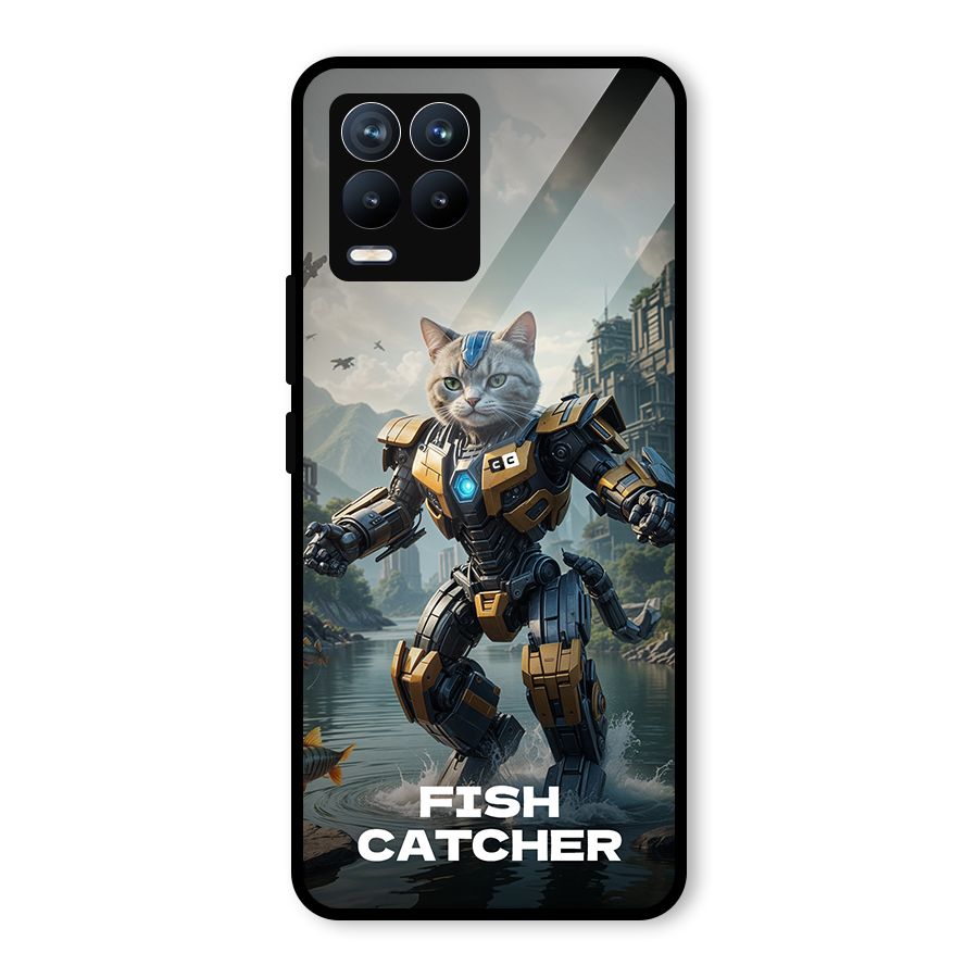 Fish Catcher Glass Back Case for Realme 8