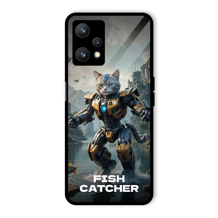 Fish Catcher Glass Back Case for Realme 9 Pro 5G