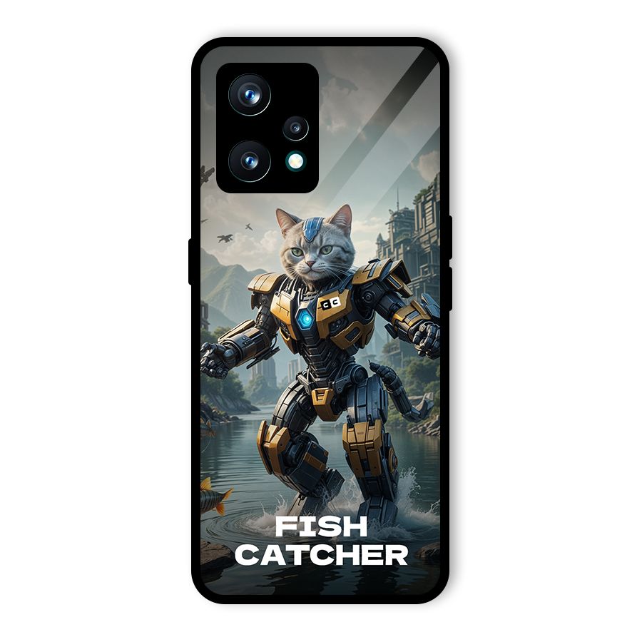 Fish Catcher Glass Back Case for Realme 9 Pro Plus 5G