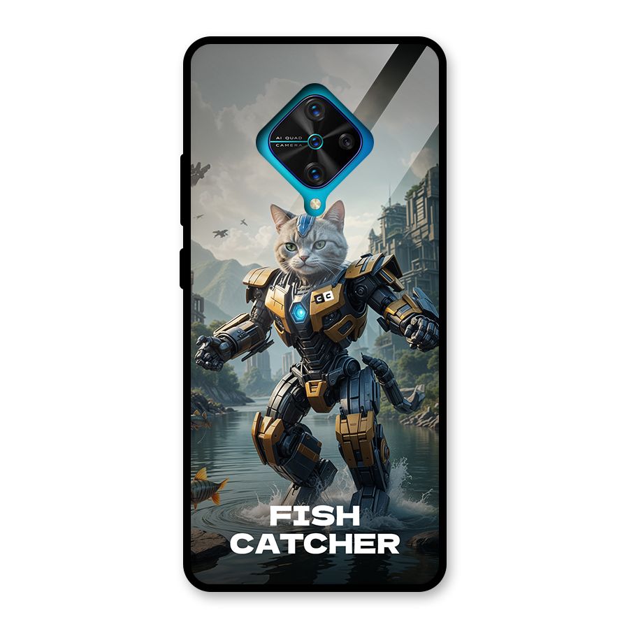 Fish Catcher Glass Back Case for Vivo S1 Pro