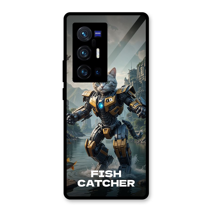 Fish Catcher Glass Back Case for Vivo X70 Pro Plus