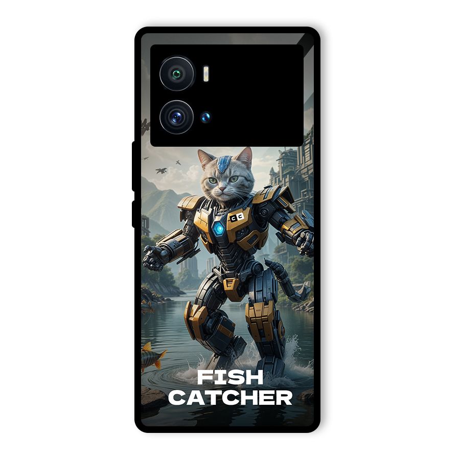 Fish Catcher Glass Back Case for Vivo iQOO 9 Pro