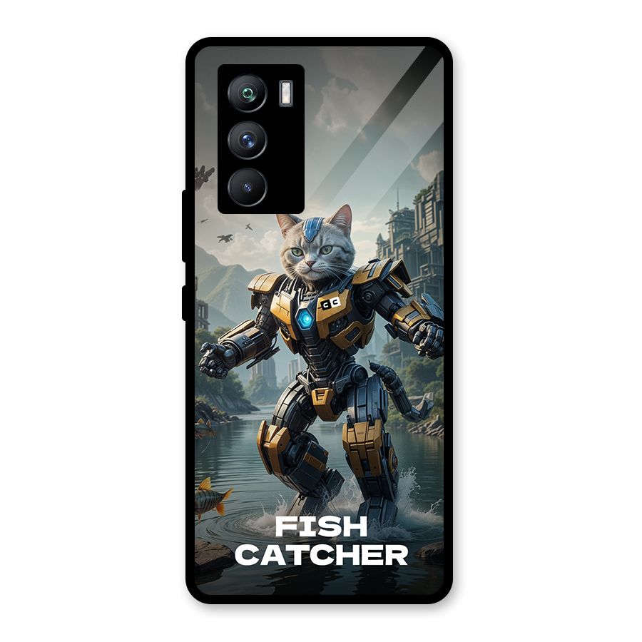 Fish Catcher Glass Back Case for Vivo iQOO 9 SE