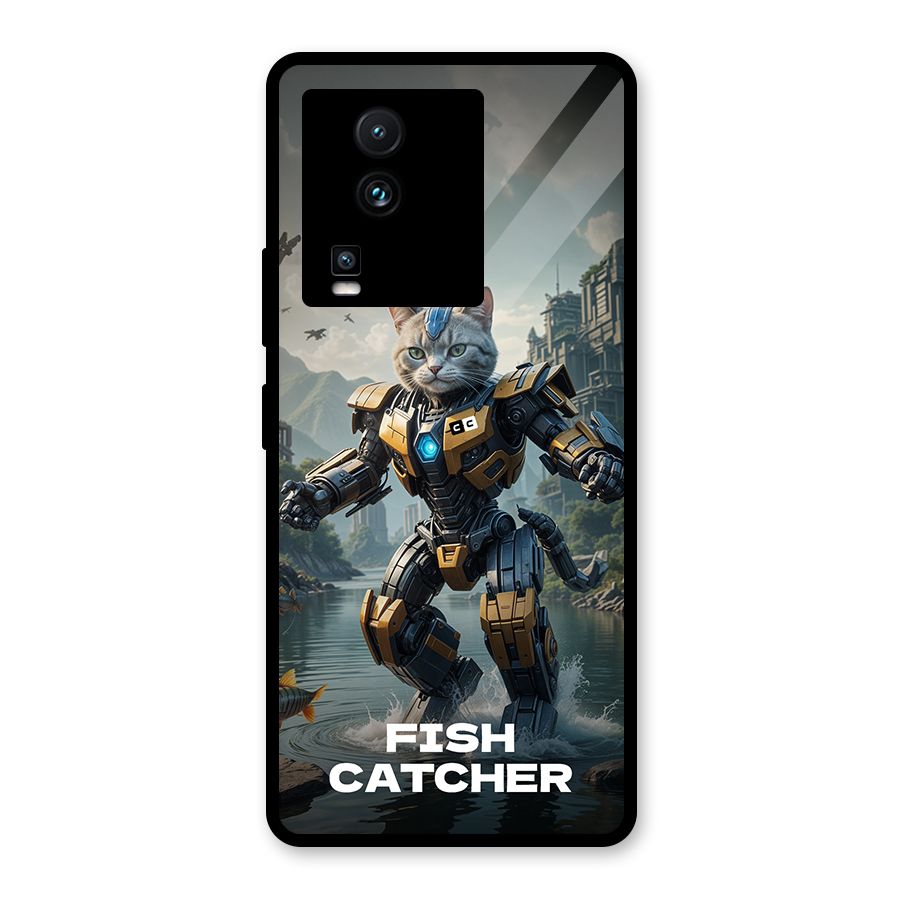 Fish Catcher Glass Back Case for Vivo iQOO Neo 7 Pro