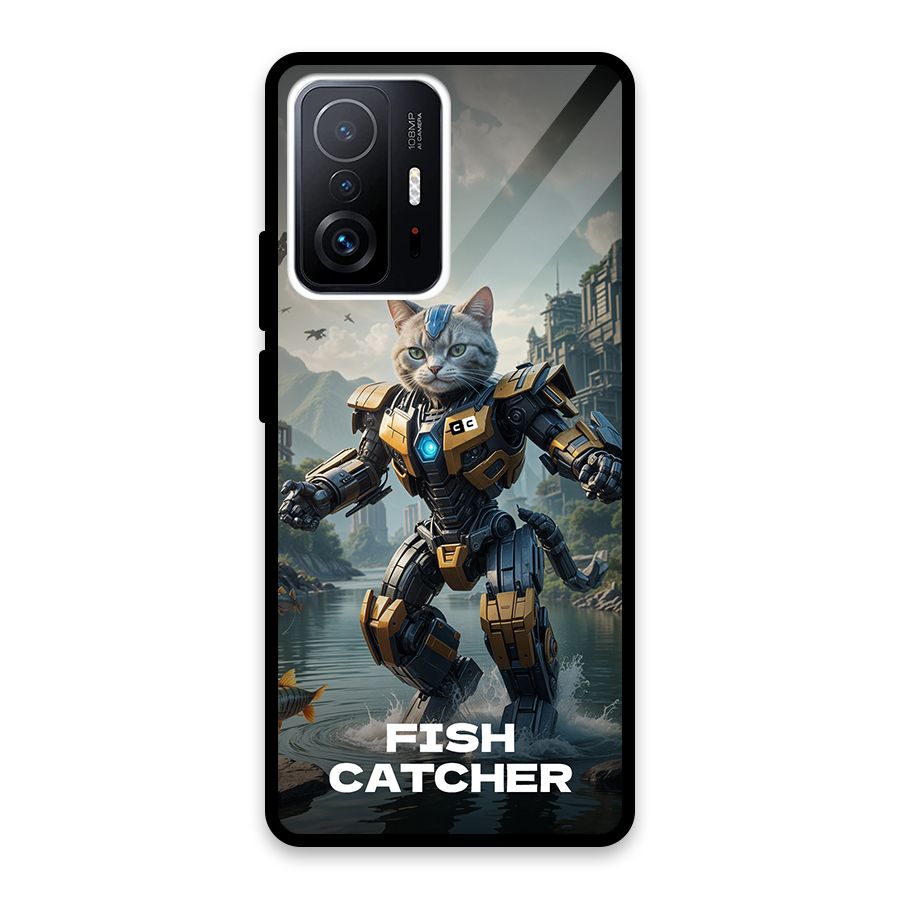 Fish Catcher Glass Back Case for Xiaomi 11T Pro