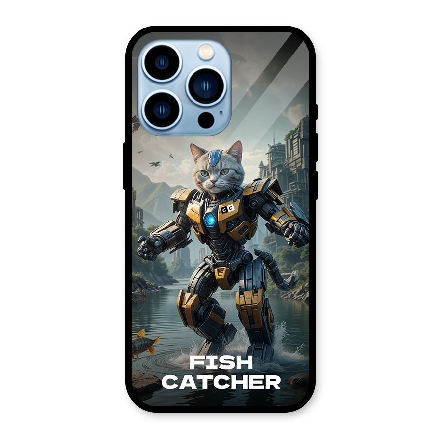 Fish Catcher Glass Back Case for iPhone 13 Pro